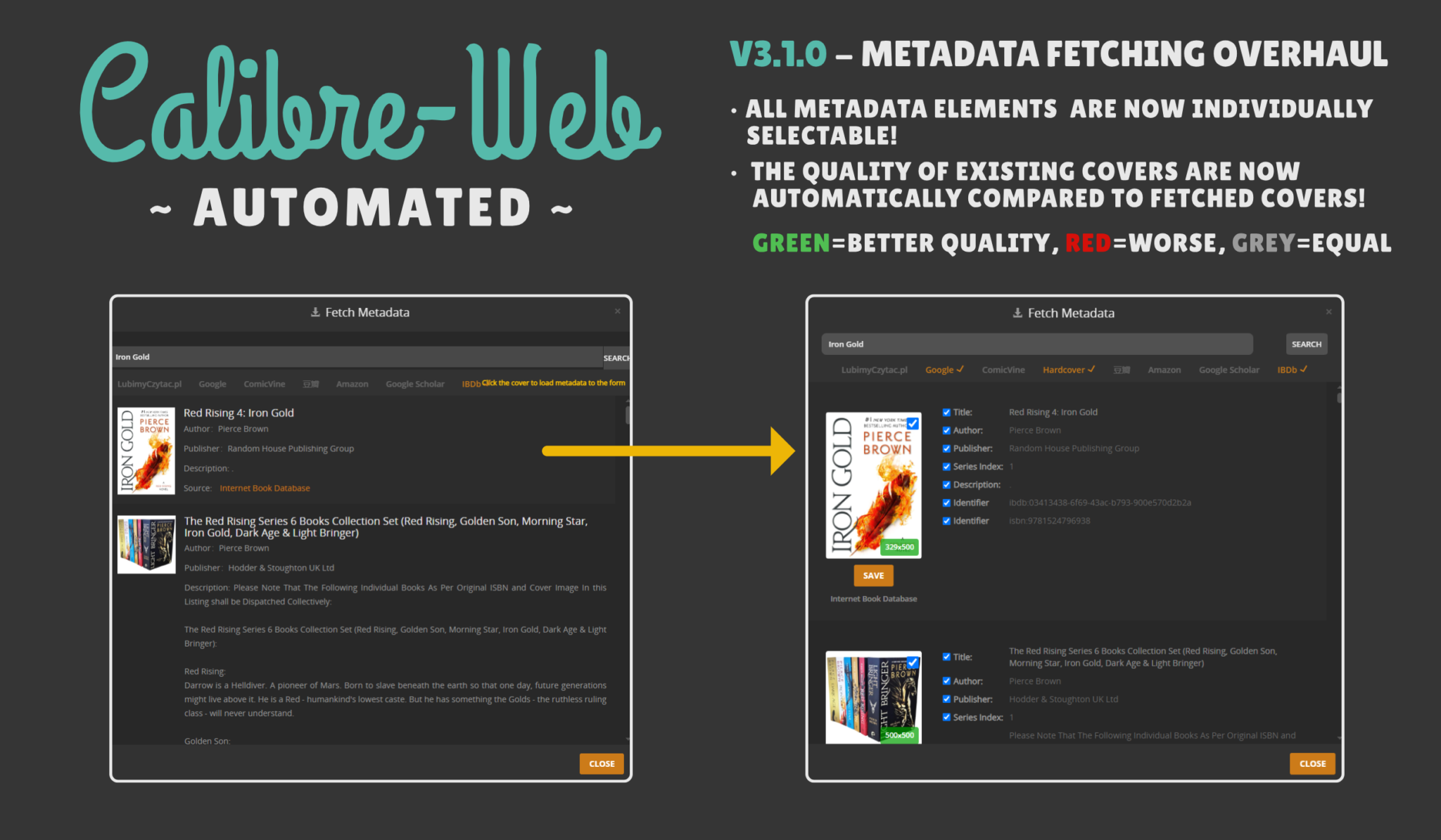 CWA New Metadata Fetch UI - V3.1.0