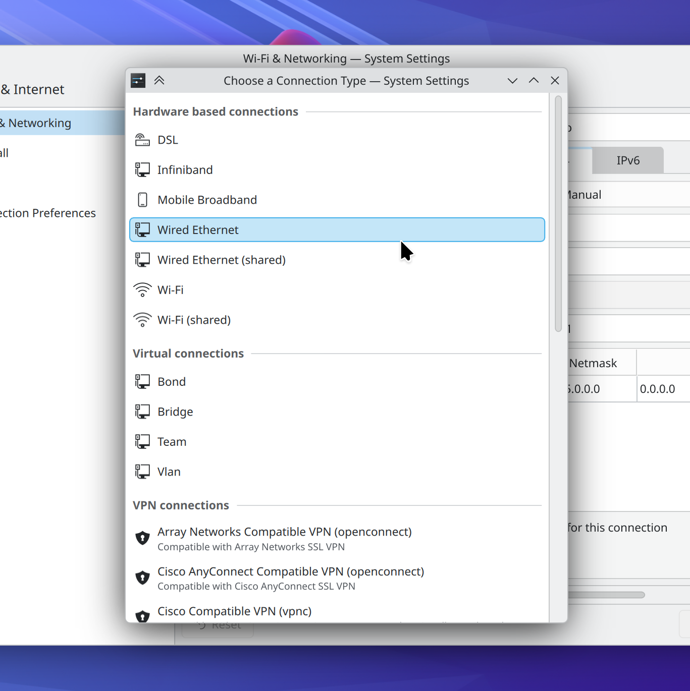 Image 4: Add Connections dialog looking nice and clean