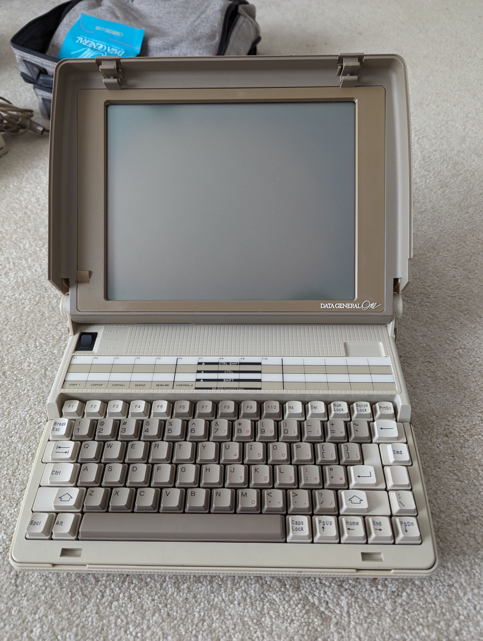 A quite old chunky laptop