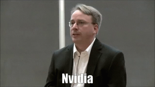 Linus “fuck you Nvidia” gif