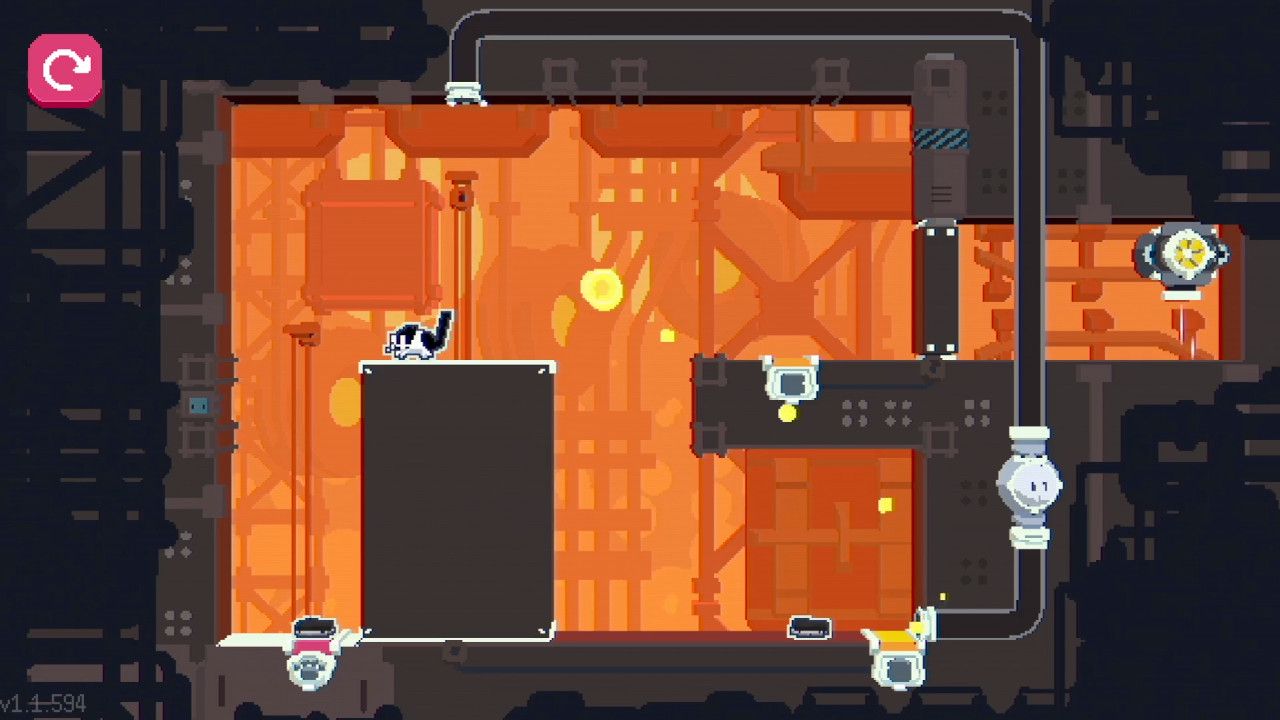 A level where the cat has to deal with multiple toasts